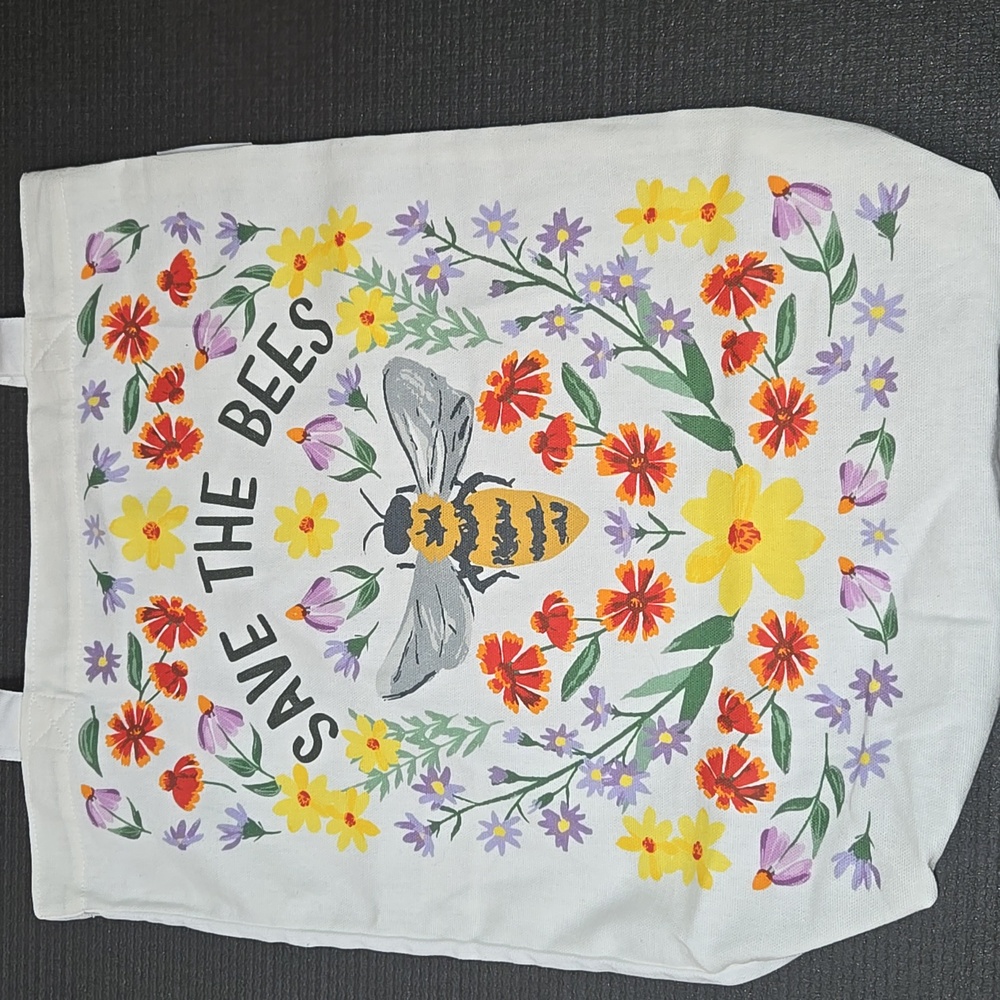 1canoe2 Save The Bees Cotton Canvas Tote Bag - Picture 3 of 6